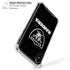 NFL Las Vegas Raiders Distressed iPhone XS Max Clear Case